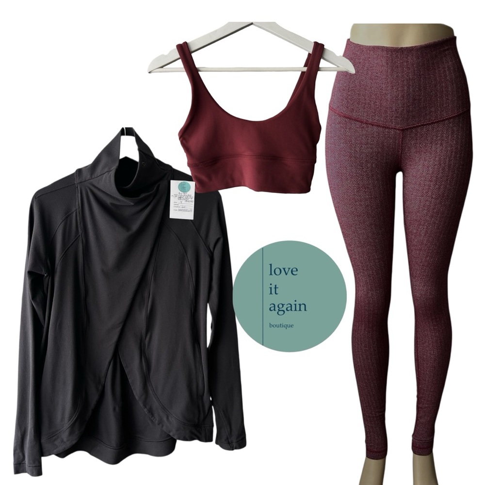 Lululemon Black Rulu Rally Wrap Size 4